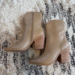 Tan Lisa Vicky Maven Western Boot